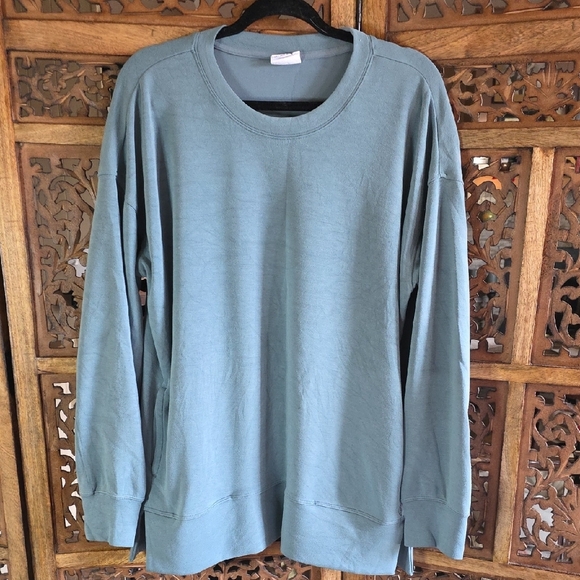 Tops - 🌟 Casual Green Long Sleeve Sweatshirt